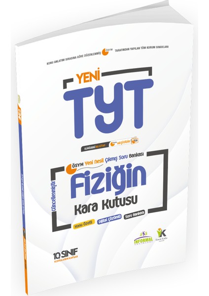 TYT Fiziğin Kara Kutusu 2’li Set Konu Özetli Dijital Çözümlü Ösym Sor Bankası