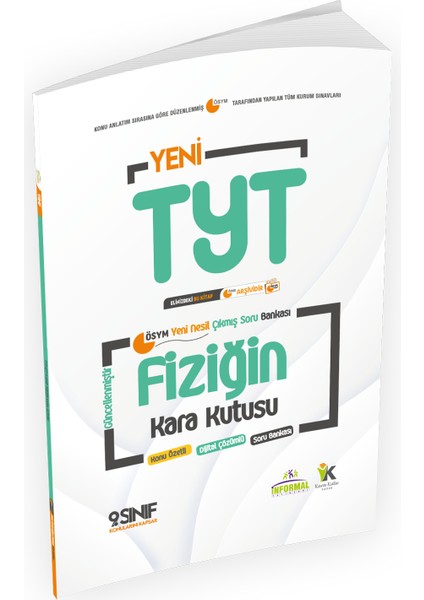 TYT Fiziğin Kara Kutusu 2’li Set Konu Özetli Dijital Çözümlü Ösym Sor Bankası