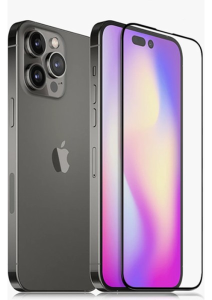 Apple iPhone 14 Pro Max Ekran Koruyucu Cam Tam Kaplayan Yüksek Kaliteli Cam Voyo