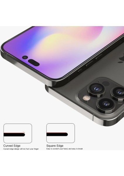 Apple iPhone 14 Pro Max Ekran Koruyucu Cam Tam Kaplayan Yüksek Kaliteli Cam Voyo