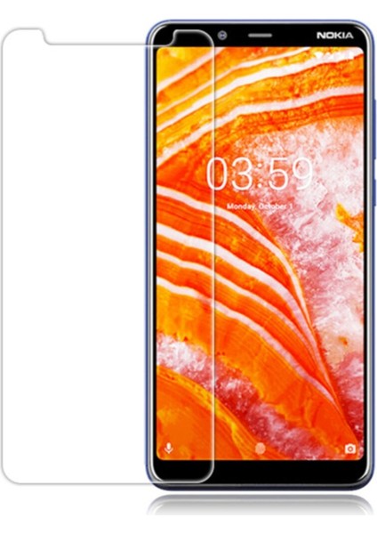 Nokia 3.1 Plus Cam Ekran Koruyucu Temperli Cam Hopy