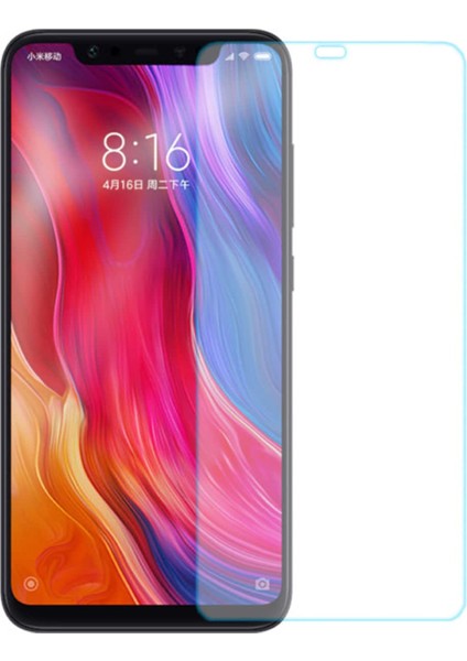 Xiaomi Mi 8 Cam Ekran Koruyucu Temperli Cam Hopy