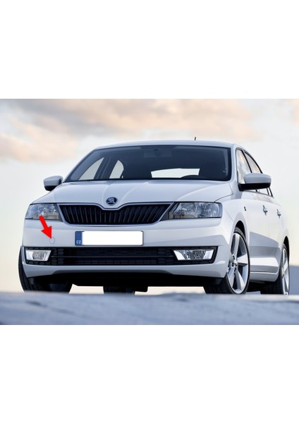 Skoda Rapid 2012-2021 Ön Tampon Çeki Çekme Demiri Kapağı 5JA807241 fiyatları