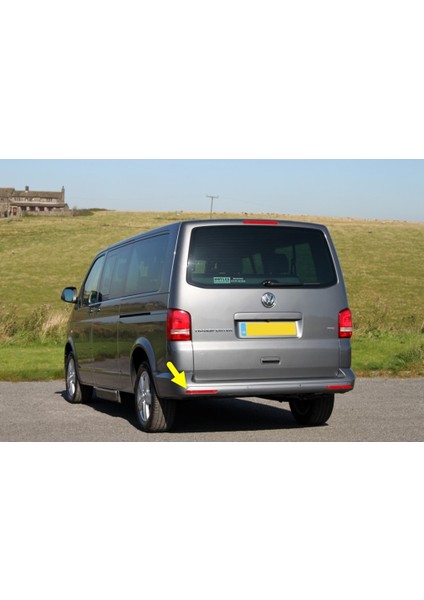 Vw Transporter T6 2012-2015 Arka Tampon Sol Reflektörü Kedi Gözü Uzun Tip 7E0945105A