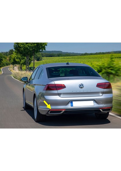 Vw Passat B8.5 2020-2023 Arka Tampon Sol Alt Reflektörü Kedi Gözü 3G0945105C
