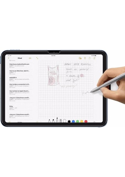 Apple iPad 10.9 2022 10.nesil Ekran Koruyucu Esnek Nano