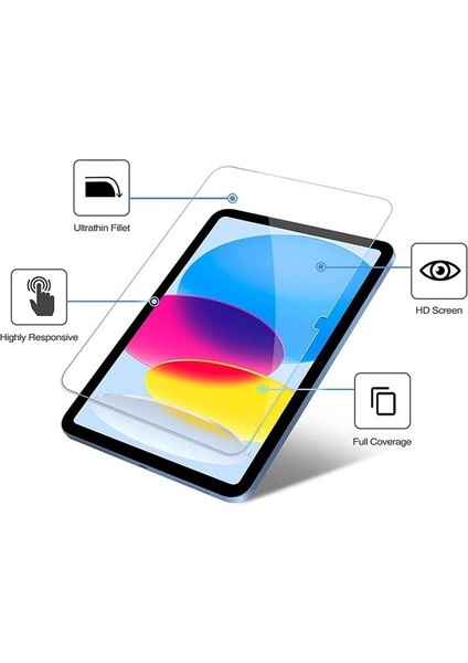 Apple iPad 10.9 2022 10.nesil Ekran Koruyucu Esnek Nano