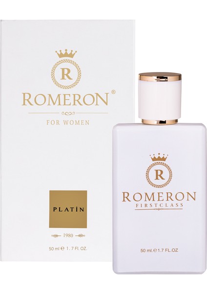 Platin Kadın Parfüm 235 Edp 50 ml Amber Odunsu Koku