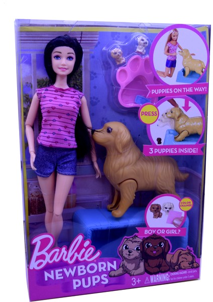 Barbie Bebek ve Doğum Yapan Köpeği Doğuran Köpek