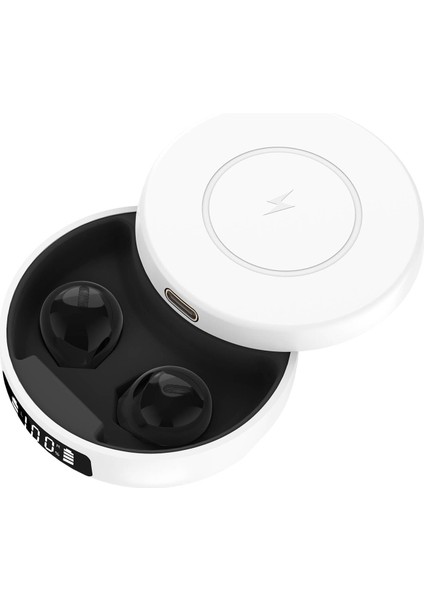 X6WS Mini Gürültü Azaltma Dijital Ekran Tws Wiress Bluetooth Kulaklık - Siyah (Yurt Dışından)
