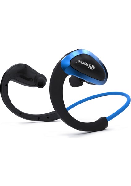 Su Geçirmez Kablolu Bluetooth Kulaklık - Mavi (Yurt Dışından)