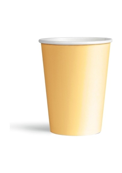 Karton Bardak Kikajoy 8li -Makaron Turuncu-