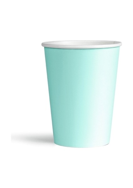 Karton Bardak Kikajoy 8li -Makaron Yeşil-