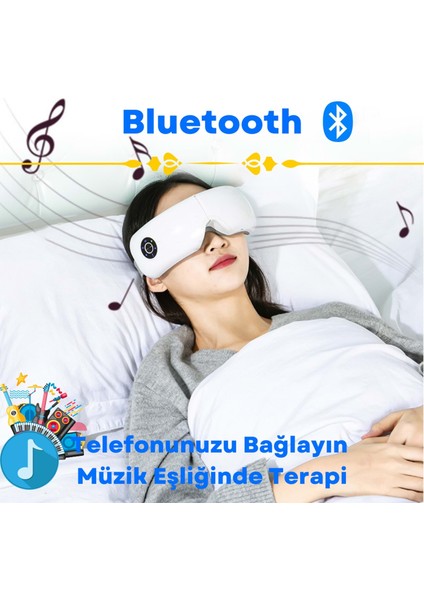 Dailylink Bluetooth Müzik Göz Yüz Terapi Masaj Aleti Şarjlı fiyatları