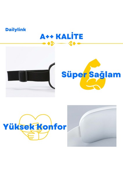 Dailylink Bluetooth Müzik Göz Yüz Terapi Masaj Aleti Şarjlı indirimleri