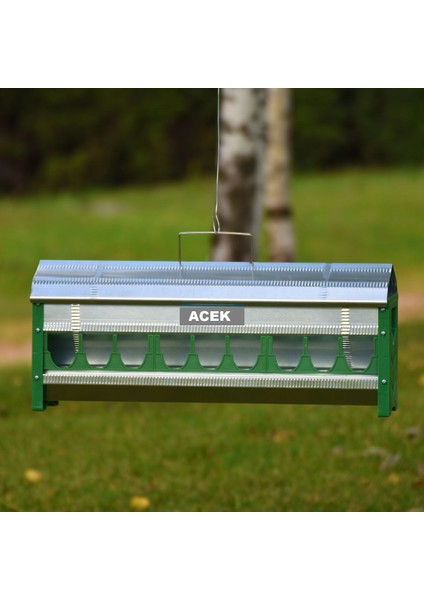 60 cm Güvercin-Tavuk Çekmeceli Metal Yemlik fiyatları