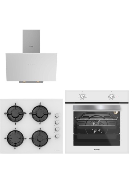 Sılverlıne Ankastre Set Beyaz (BO6501W01-CS5349W01-3481) modelleri