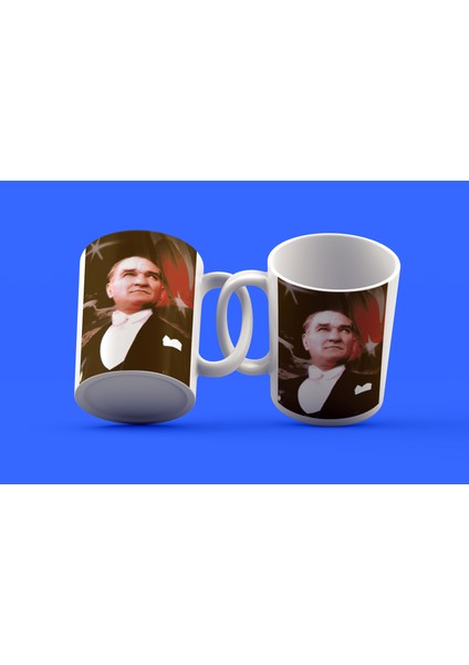 Atatürk Tasarımı Çay Kahve Kupası