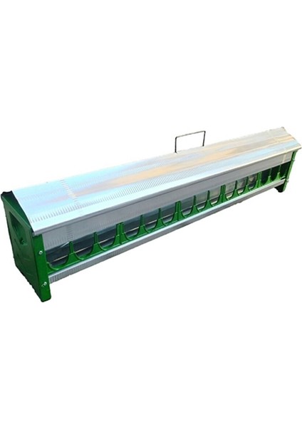100 cm Güvercin-Tavuk Çekmeceli Metal Yemlik