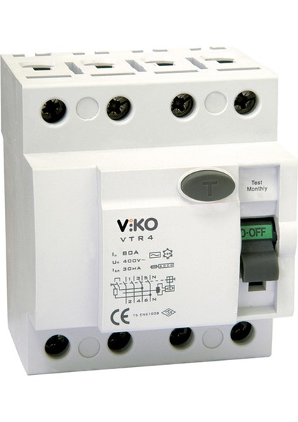 4p 30MA 40A Kaçak Akım Rolesi