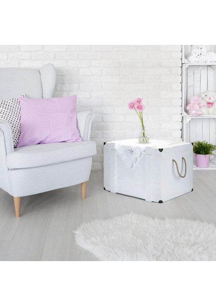 Döküm Beyaz Ahşap Sandık Hediyeli Yeşil Çeyiz Seti modelleri