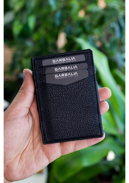 Magic Hakiki Deri Rfıd Engelleyici Unisex Sihirbaz Mürdüm Kartlık Cüzdan indirimleri