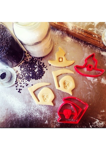 Halloween 2'li Kurabiye Kalıbı