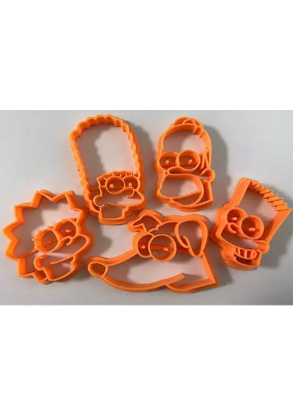 Simpson Kurabiye Kalıbı Set