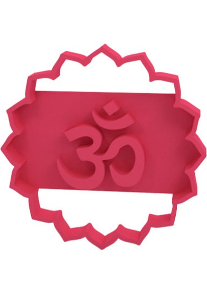 Om Sembolü Kurabiye Kalıbı