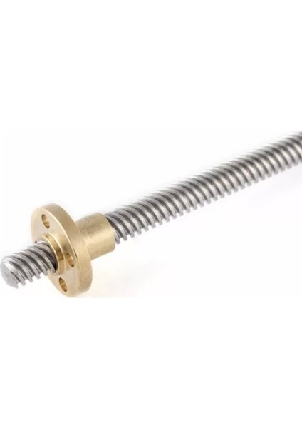 Trapez 28 cm Vidalı Milli Nema 17 2.8 V Step Motor 3D Cnc