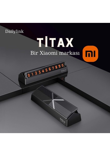 Dailylink Orijinal Xiaomi Mijia Titax Araç Araba Park Numaratör