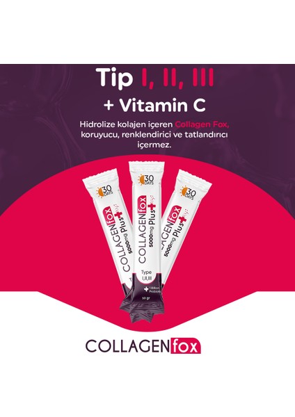 Hyaluronik Asit ve Probiyotikli Toz Takviye Gıda 5000 mg Plus 30X10 Gr indirimleri