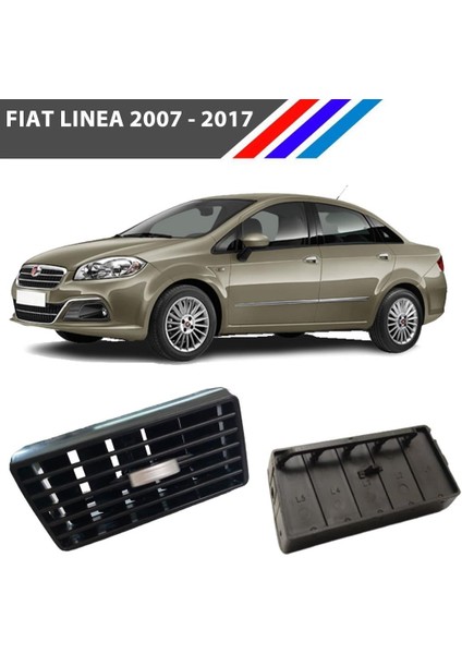 Fiat Linea Havalandırma Izgarası Yan Köşe Kısım Sol Gri Düğmeli