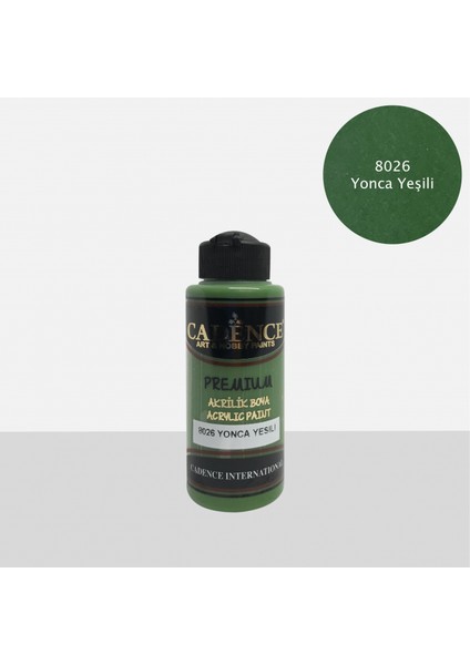Premium Boya Yonca Yeşili 120ML N:8026