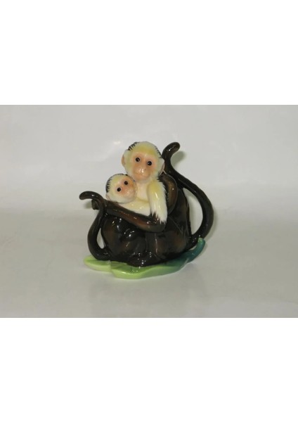 Franz Collection Monkey Porselen Biblo