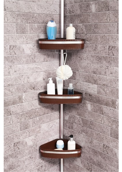 Fına Köşe Seti Aluminyum Kahverengi