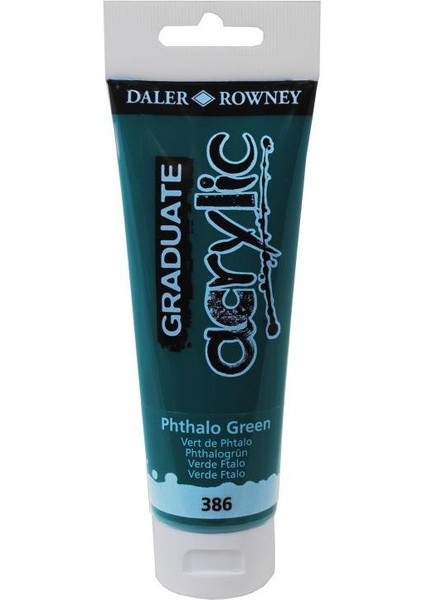 Graduate Akrilik Boya 120ML 386 Phthalo Green