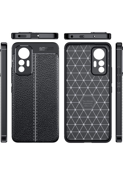 Xiaomi 12 Lite Kılıf Deri Görünümlü Niss Silikon Kapak fiyatları