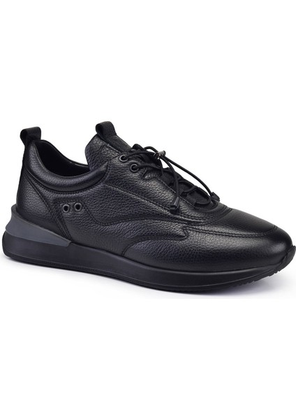 Siyah Bağcıklı Erkek Sneaker -71152-