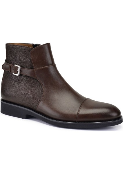 Kahverengi Klasik Fermuarlı Bot -67161- fiyatları