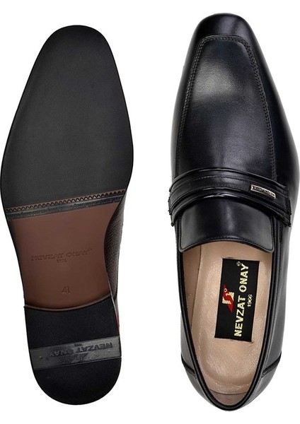 Siyah Günlük Loafer Neolit Erkek Ayakkabı -11150- fiyatları