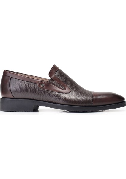 Kahverengi Klasik Loafer Erkek Ayakkabı -11852-