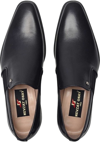 Siyah Günlük Loafer Neolit Erkek Ayakkabı -11700-