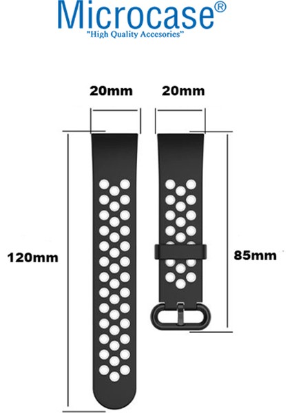 Xiaomi Redmi Watch 2 Lite Için Delikli Silikon Kordon Kayış - KY60 fiyatları