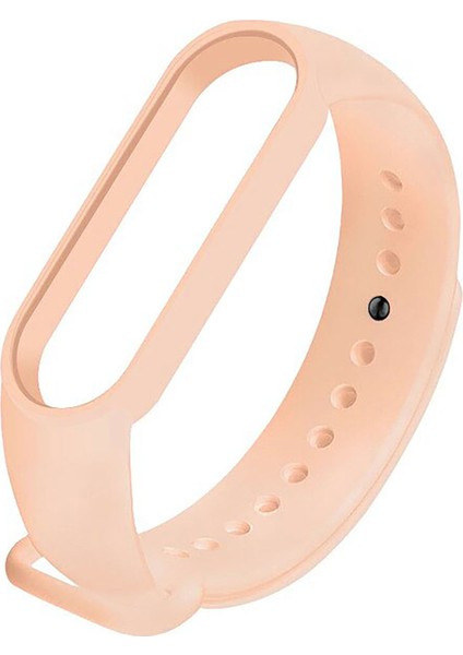 Xiaomi Mi Band 5-6-7 Için Kılıflı Silikon Kordon Kayış - KY48