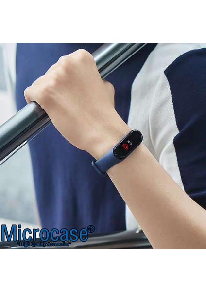 Xiaomi Mi Band 5-6-7 Için Kılıflı Silikon Kordon Kayış - KY48 fırsatları