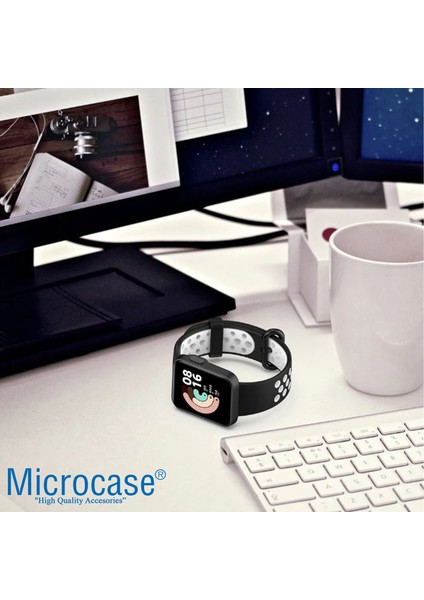 Xiaomi Mi Watch Lite Için Delikli Silikon Kordon Kayış - KY66 fırsatları