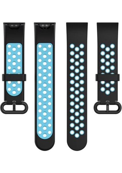 Xiaomi Mi Watch Lite Için Delikli Silikon Kordon Kayış - KY66