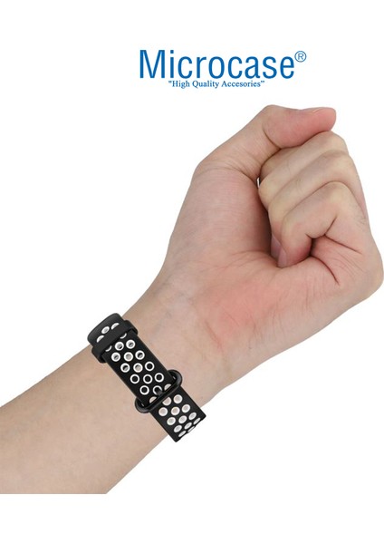 Xiaomi Mi Watch Lite Için Delikli Silikon Kordon Kayış - KY66 modelleri