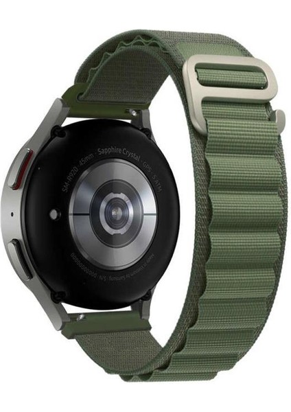 Gear S2 (20MM) Renkli ​​​​krd-74 Hasır Tokalı Kordon